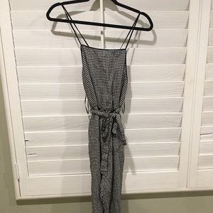 Black and white jumpsuit